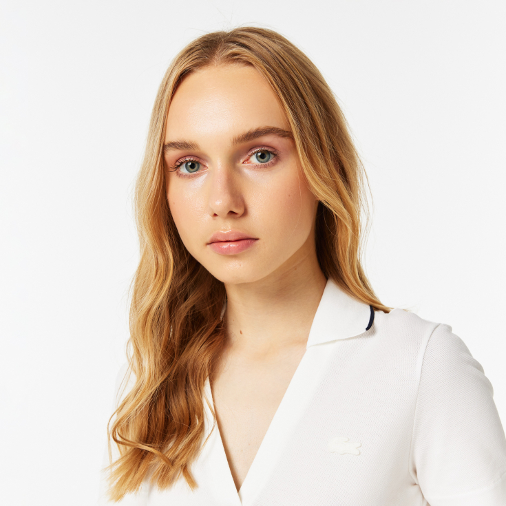 Женское платье Lacoste с v-образным вырезом