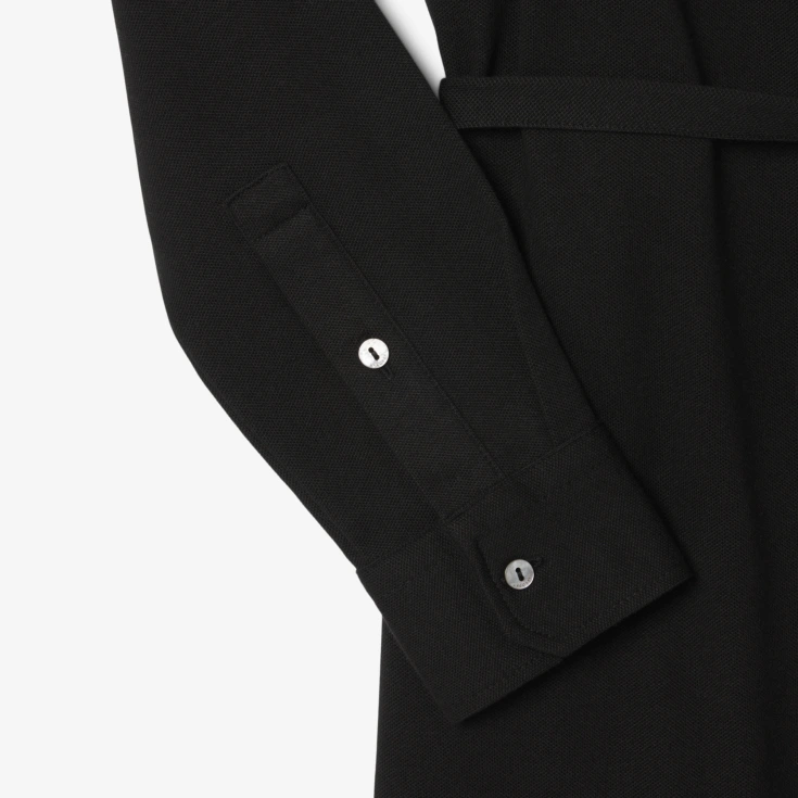 Эластичное хлопковое платье Lacoste