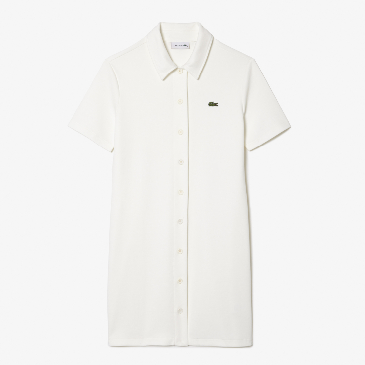 Женское платье-поло Lacoste из органического хлопка