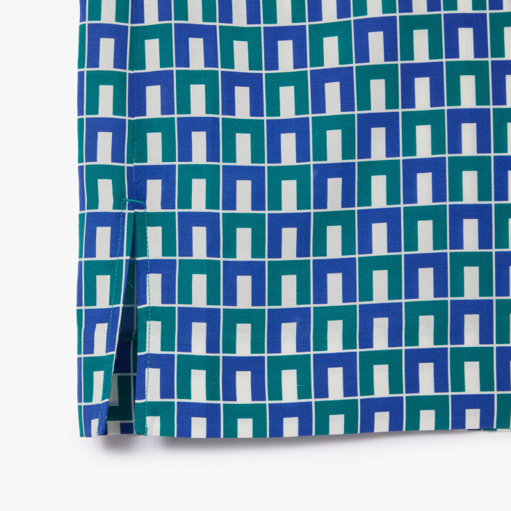 Женское хлопковое платье Lacoste Graphic