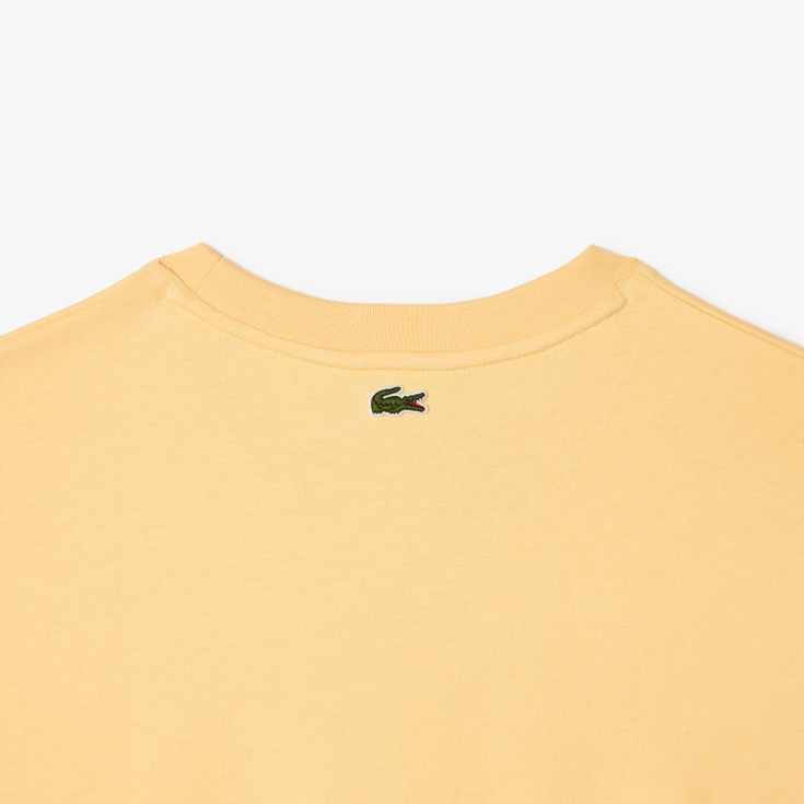 Трикотажное платье Lacoste с коротким рукавом OVERSIZED