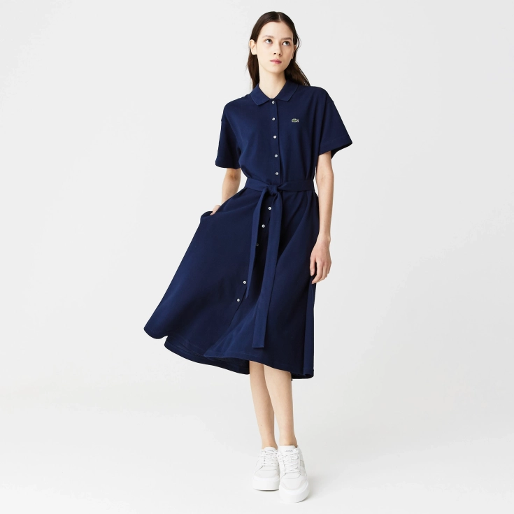 Женское платье Lacoste с поясом