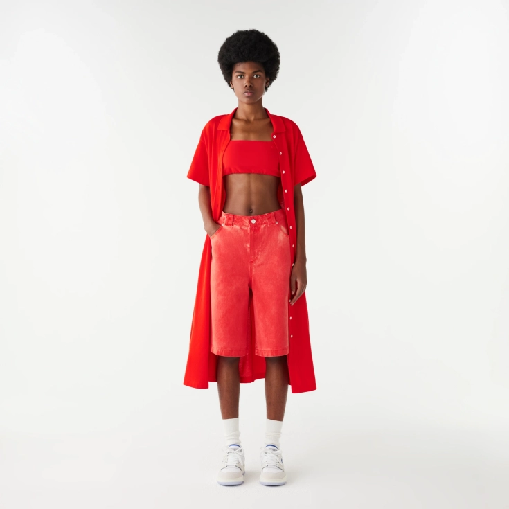 Женское платье Lacoste с поясом