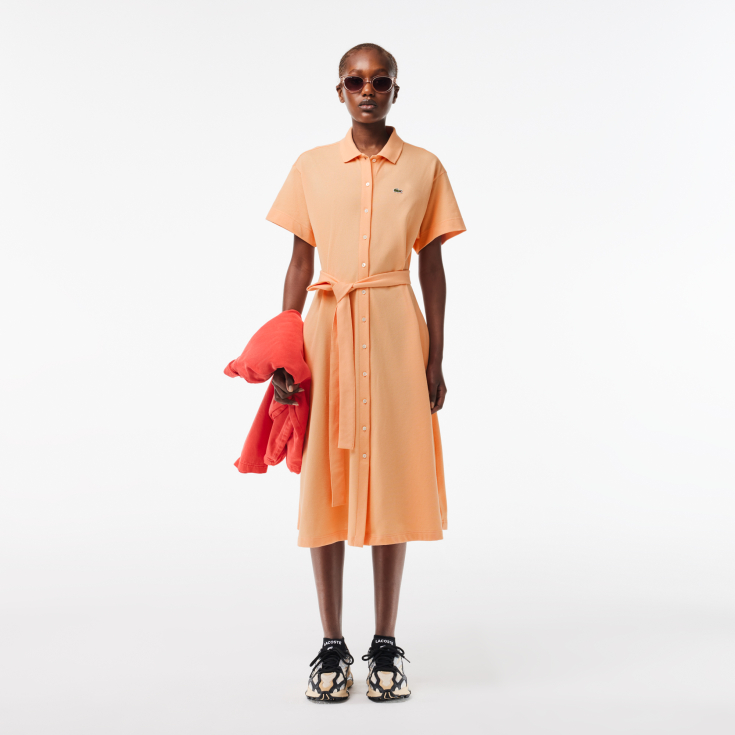 Женское платье Lacoste с поясом