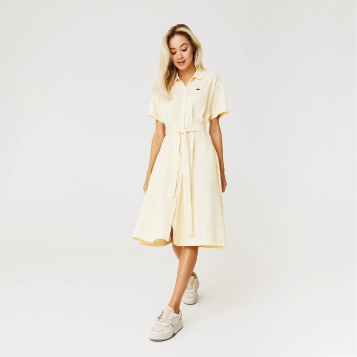 Женское платье Lacoste с поясом