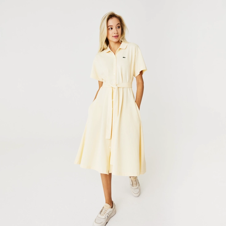 Женское платье Lacoste с поясом