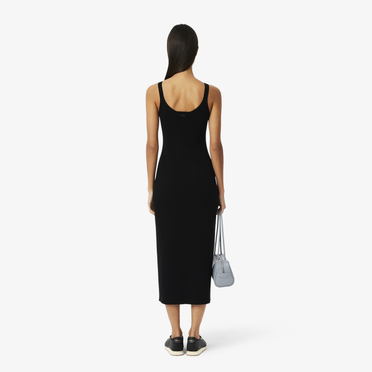 Длинное бесшовное платье Lacoste