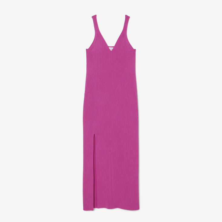 Длинное бесшовное платье Lacoste