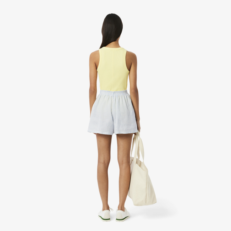 Женские шорты Lacoste из льна