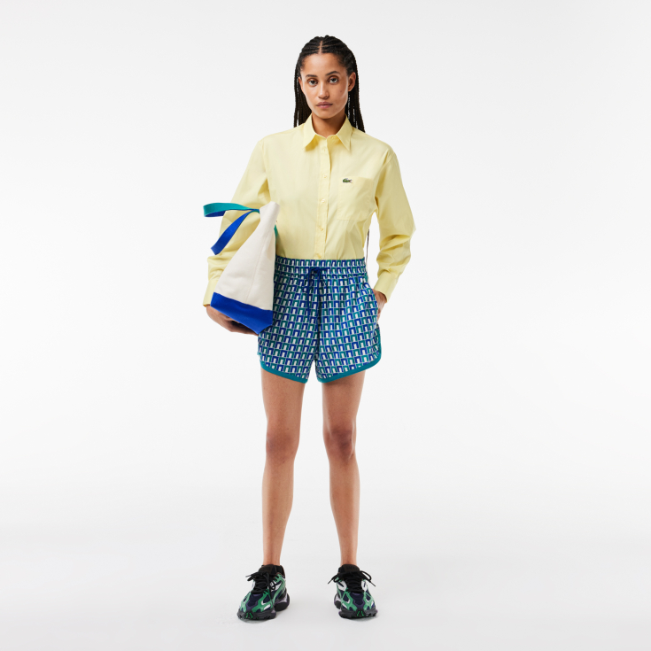 Женские лёгкие шорты Lacoste