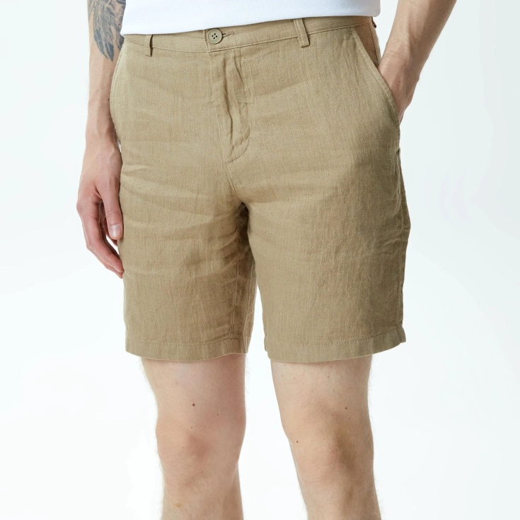 Мужские льняные шорты Lacoste Regular Fit