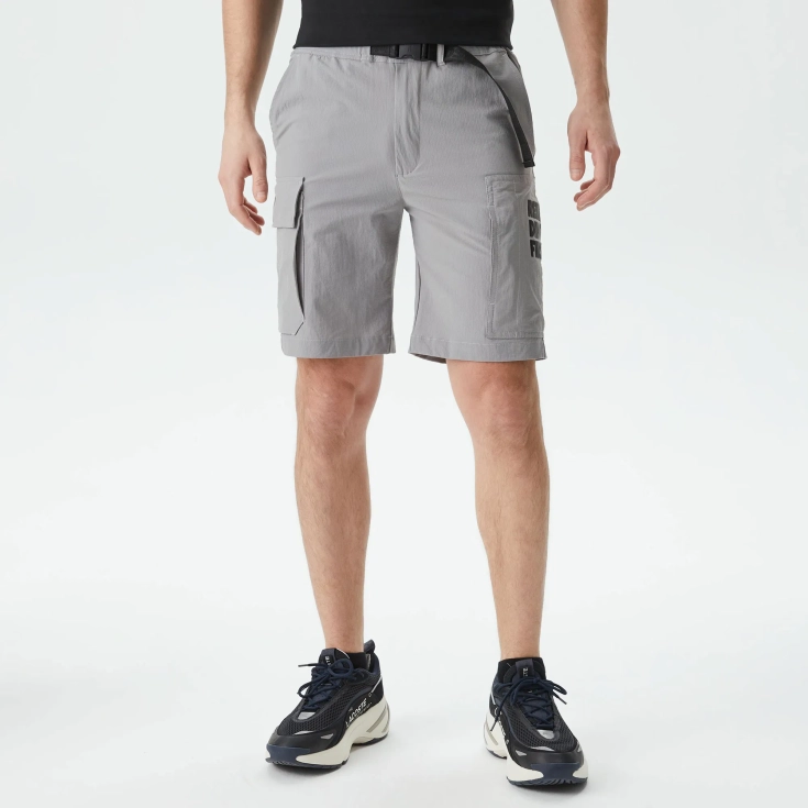 Мужские шорты Lacoste из смеси хлопка и льна