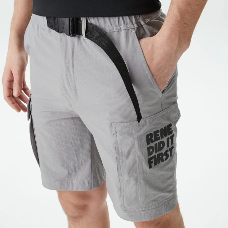 Мужские шорты Lacoste из смеси хлопка и льна