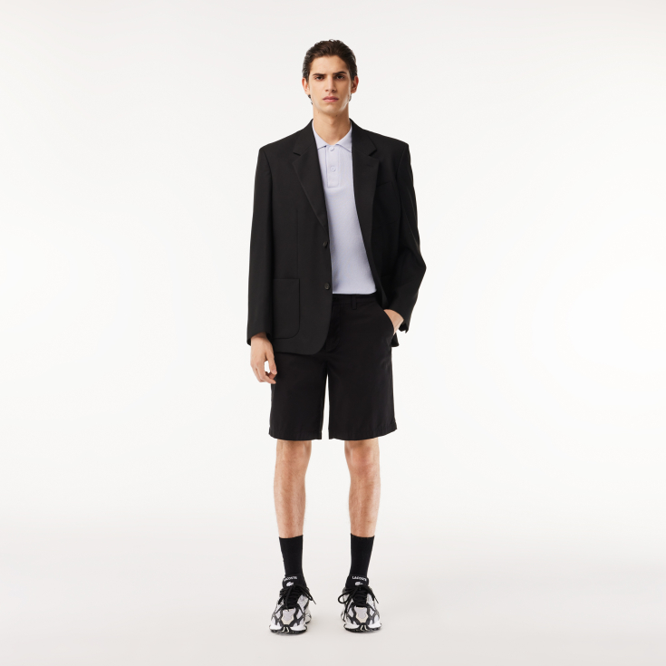 Мужские хлопковые шорты Lacoste Straight Fit