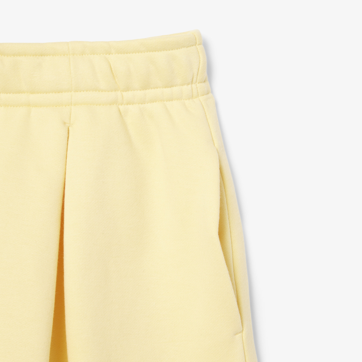 Женские плиссированные флисовые шорты Lacoste