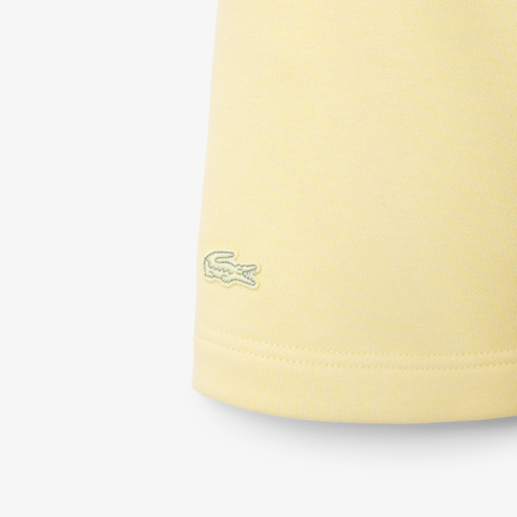 Женские плиссированные флисовые шорты Lacoste