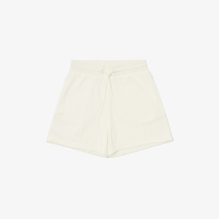 Женские короткие спортивные шорты Lacoste