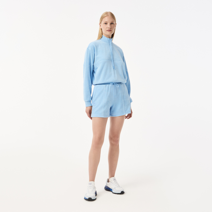 Женские короткие спортивные шорты Lacoste