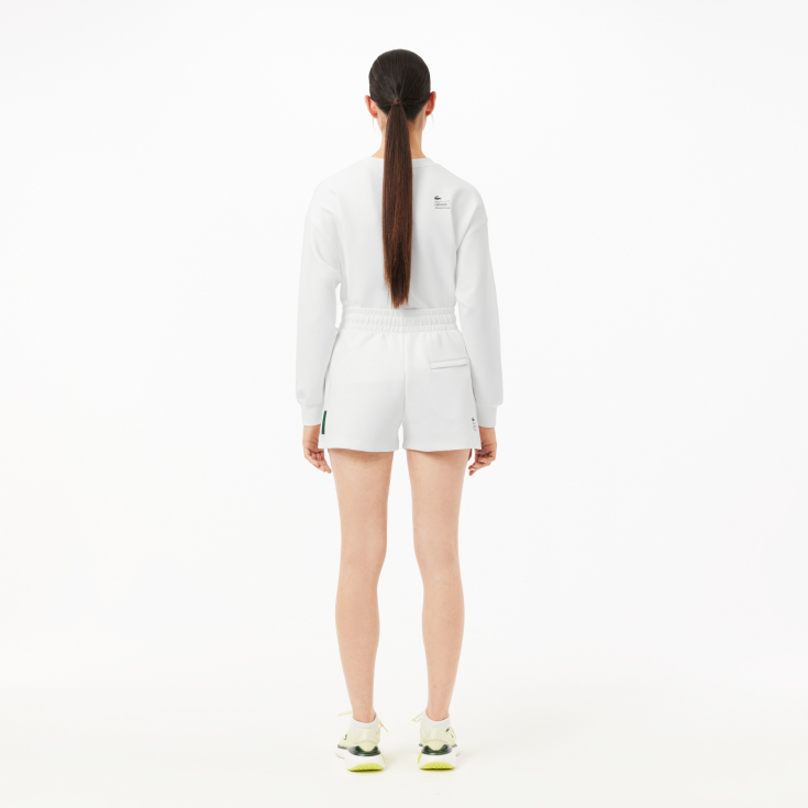 Женские однотонные шорты Lacoste