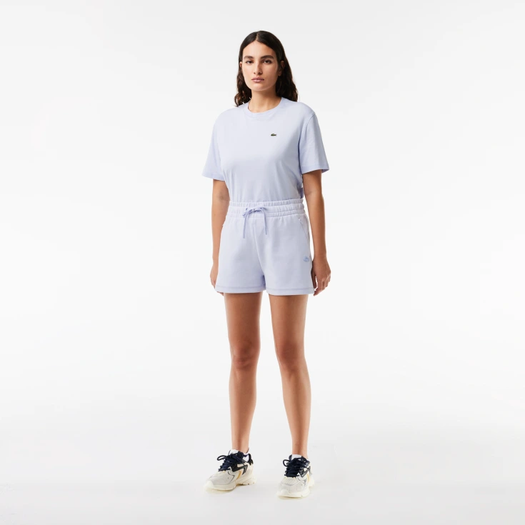 Женские однотонные шорты Lacoste
