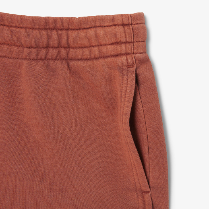 Короткие шорты Lacoste с эффектом стирки