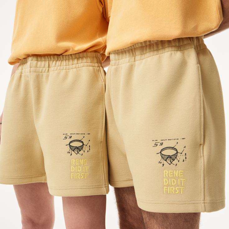 Шорты Lacoste Regular fit Unisex с двусторонним принтом