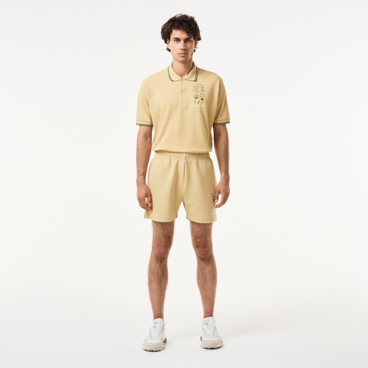 Шорты Lacoste Regular fit Unisex с двусторонним принтом