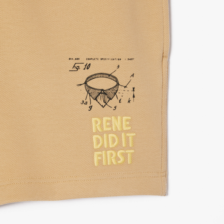 Шорты Lacoste Regular fit Unisex с двусторонним принтом