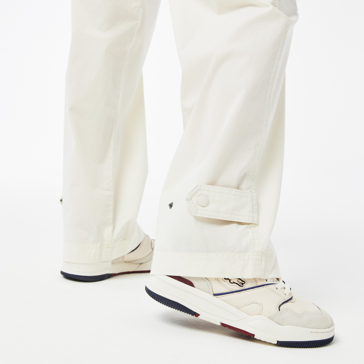 Женские хлопковые брюки-карго Lacoste