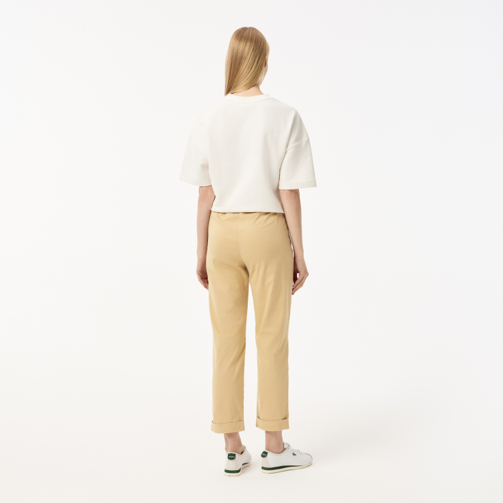 Женские брюки Lacoste Regular Fit с регулируемым поясом