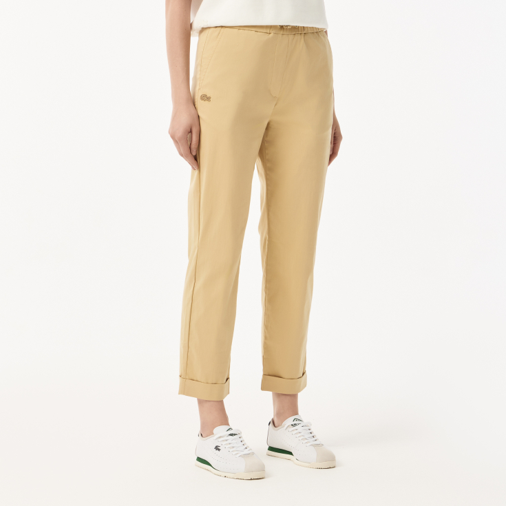Женские брюки Lacoste Regular Fit с регулируемым поясом