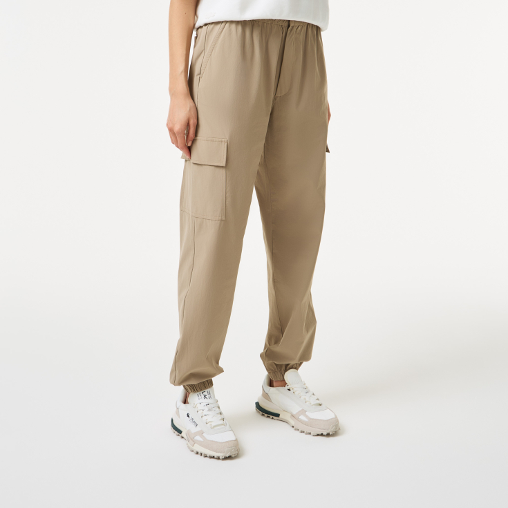 Женские брюки-джоггеры Lacosteс логотипом