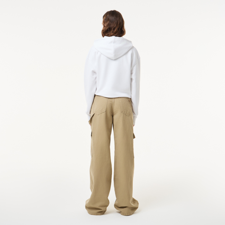 Женские прямые джинсовые брюки Lacoste Loose Fit