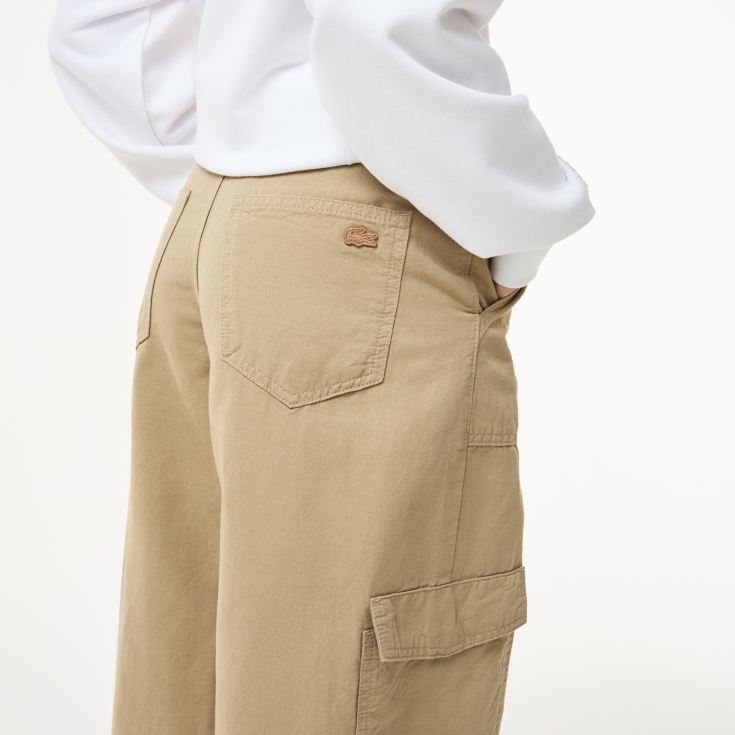 Женские прямые джинсовые брюки Lacoste Loose Fit