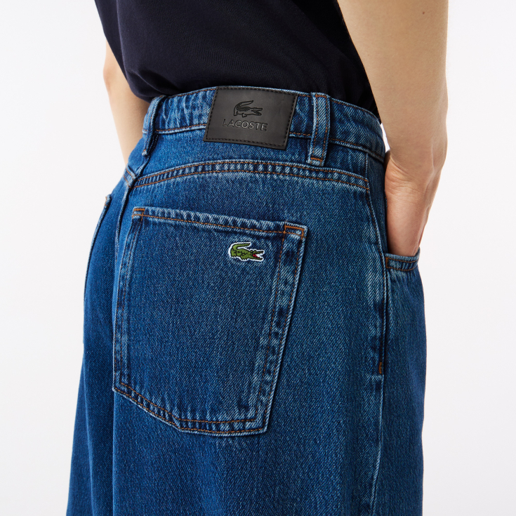 Женские прямые джинсы Lacoste