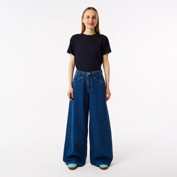 Женские прямые джинсы Lacoste