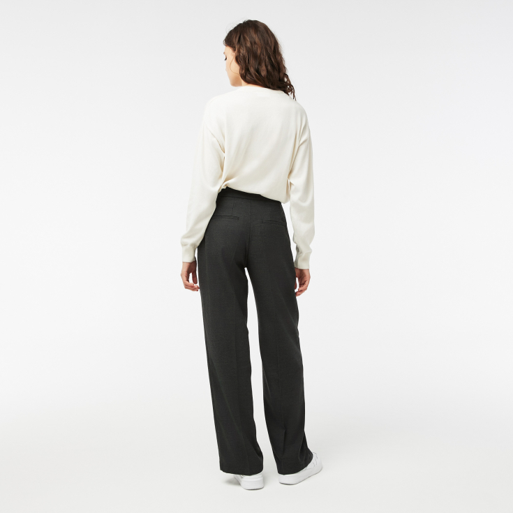 Женские брюки Lacoste из смеси шерсти и вискозы