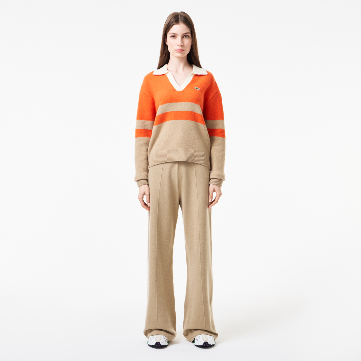 Женские шерстяные брюки Lacoste Relaxed Fit