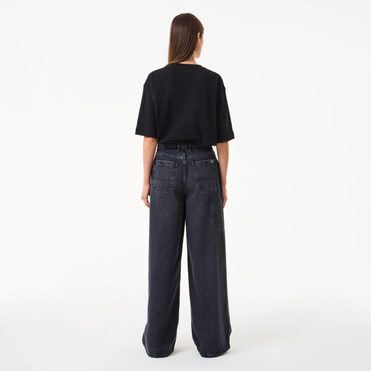 Женские джинсы-палаццо Lacoste