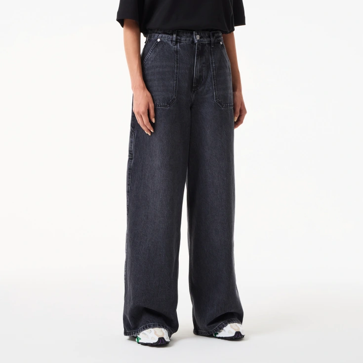 Женские джинсы-палаццо Lacoste