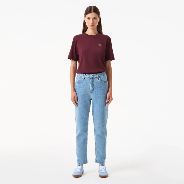 Женские прямые джинсы Lacoste
