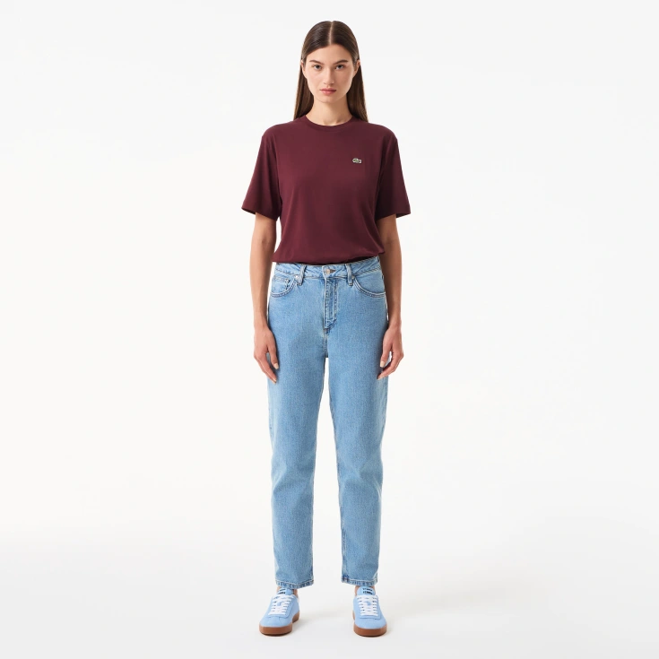 Женские прямые джинсы Lacoste