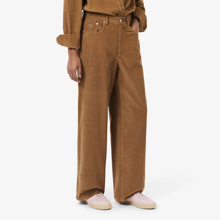 Женские вельветовые брюки Lacoste