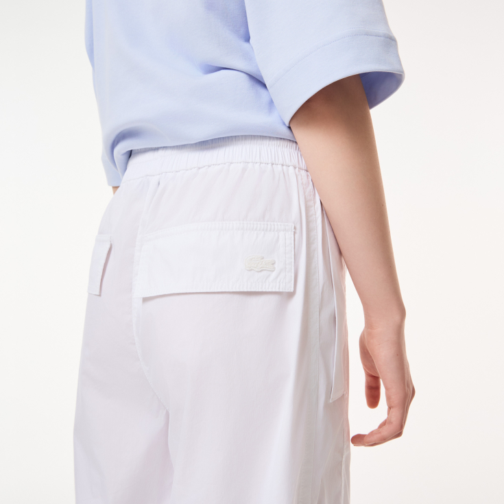 Женские хлопковые брюки Lacoste Loose Fit