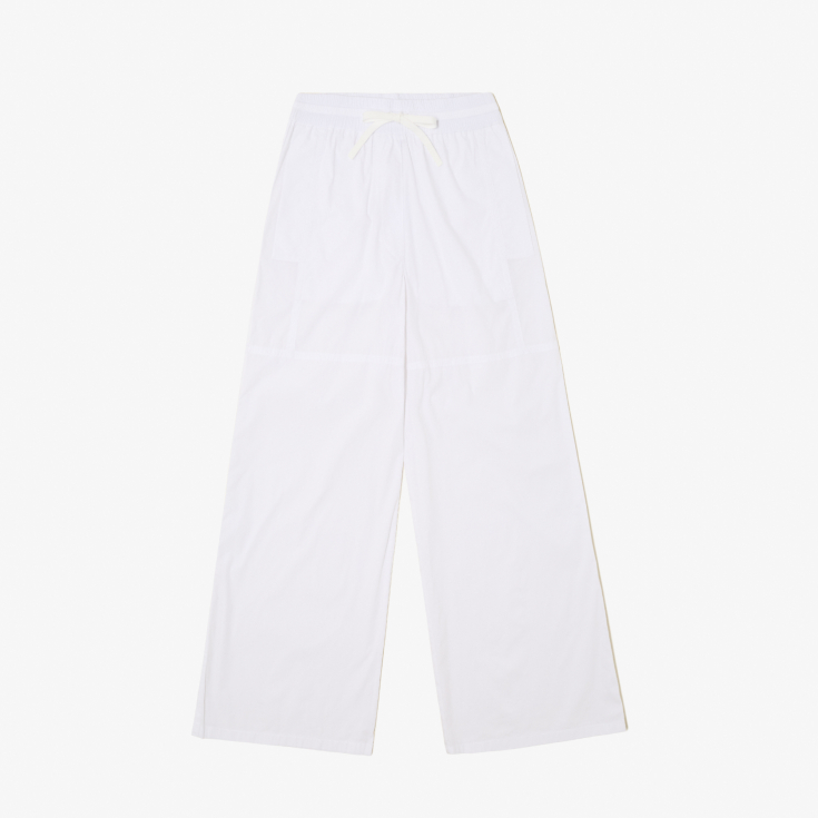 Женские хлопковые брюки Lacoste Loose Fit