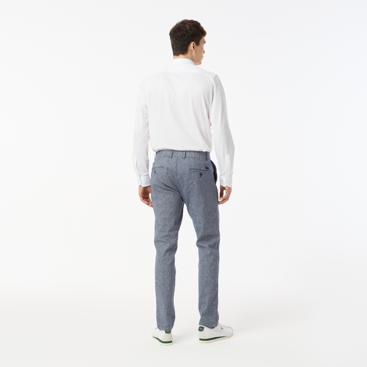 Мужские брюки Lacoste из льна и эластичного хлопка