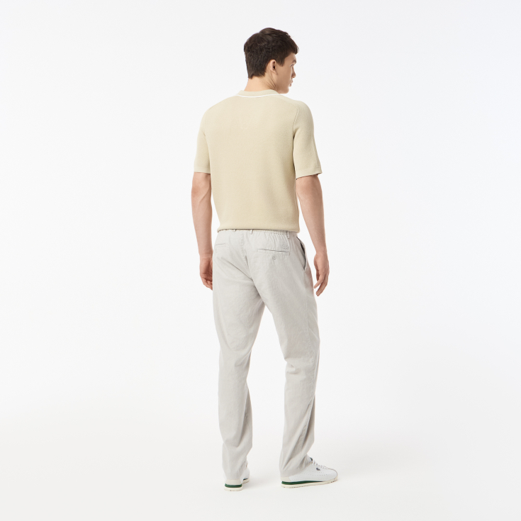 Мужские брюки Lacoste из льна и эластичного хлопка
