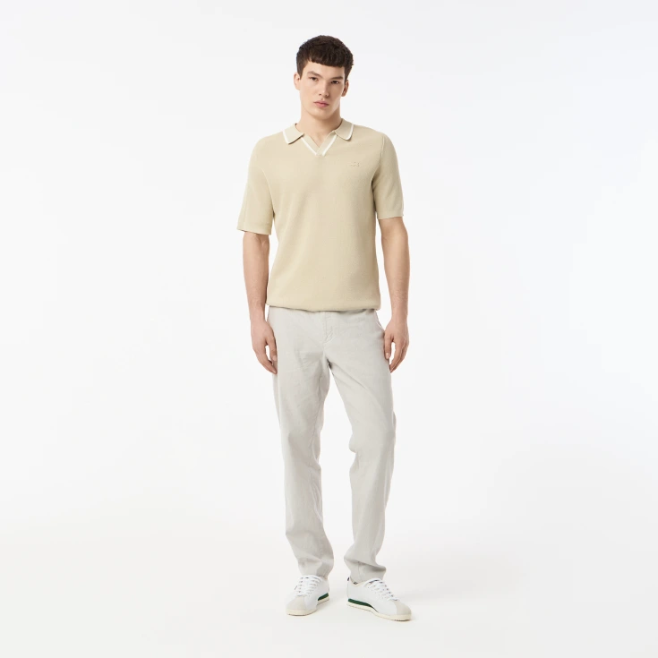 Мужские брюки Lacoste из льна и эластичного хлопка
