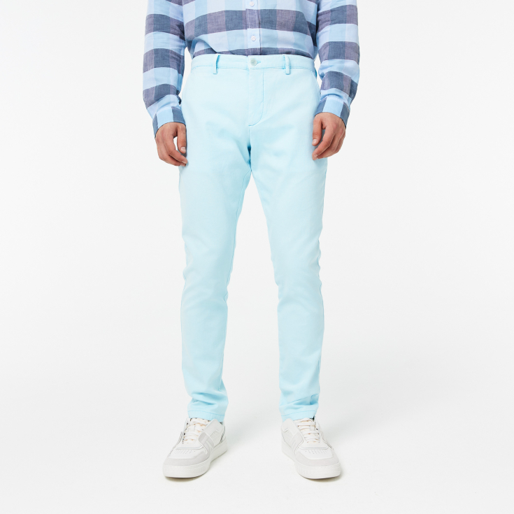 Мужские брюки Lacoste Slim Fit из органического хлопка