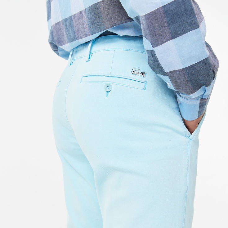 Мужские брюки Lacoste Slim Fit из органического хлопка